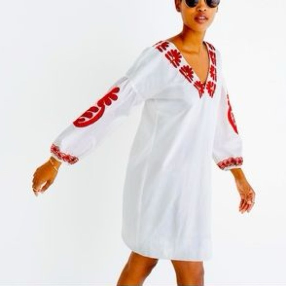NWT MADEWELL Embroidered Blanca Dress, XXS